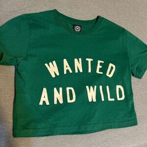 Green Crop Top - Wanted and Wild